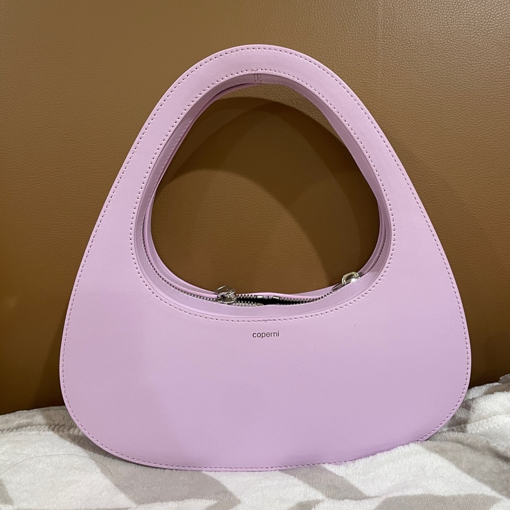 Coperni purple swipe bag